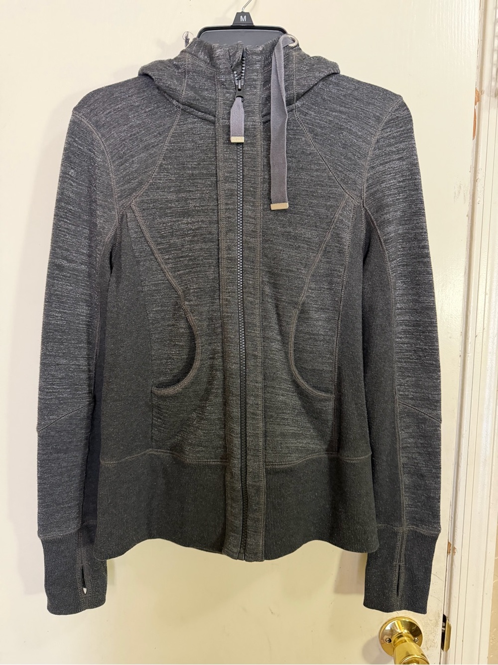 Zella Women’s Charcoal Gray Zip-Up Hoodie (209)